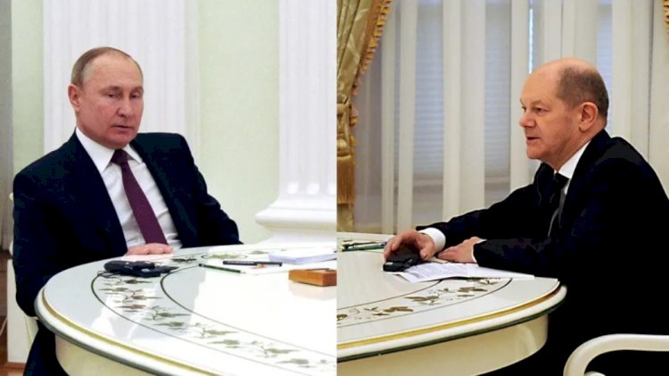 Scholz: Putin, beni ve Almanya'yı tehdit etmedi