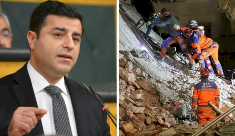 Demirtaş'tan yardım görevlilerine: Lütfen devam edin