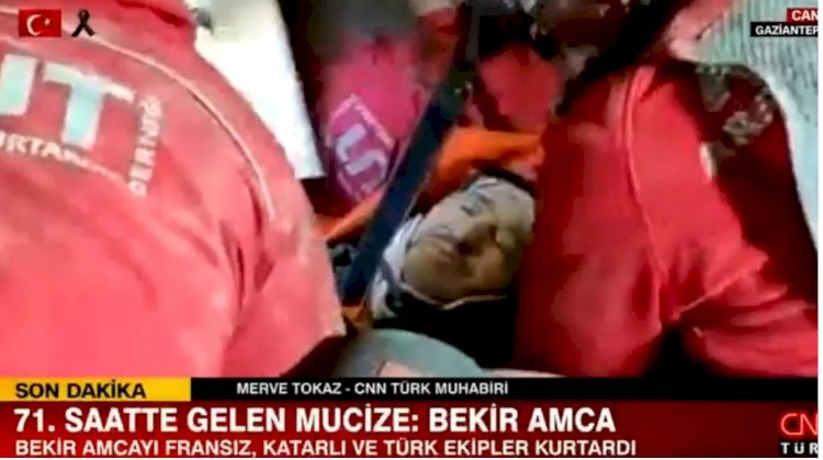 71 saat sonra enkaz altından kurtarıldı ilk sorusu 'Nerelisin?' oldu!