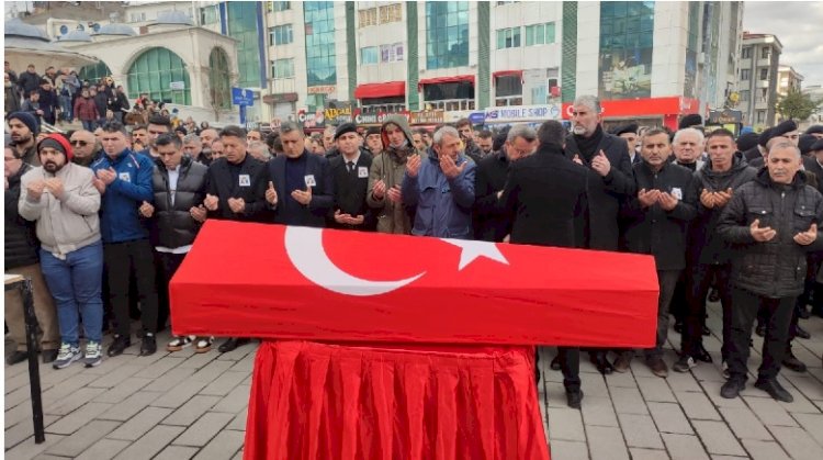 Depremde şehit olan Asteğmen Yunuscan Günay toprağa verildi