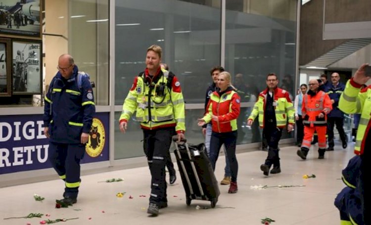 Alman arama kurtarma ekibi Almanya'ya döndü