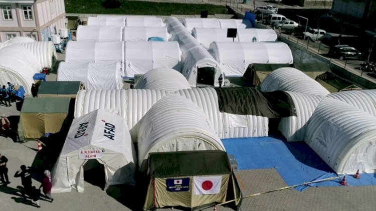 Japon Sağlık Timi Gaziantep’te Sahra Hastanesi Kurdu