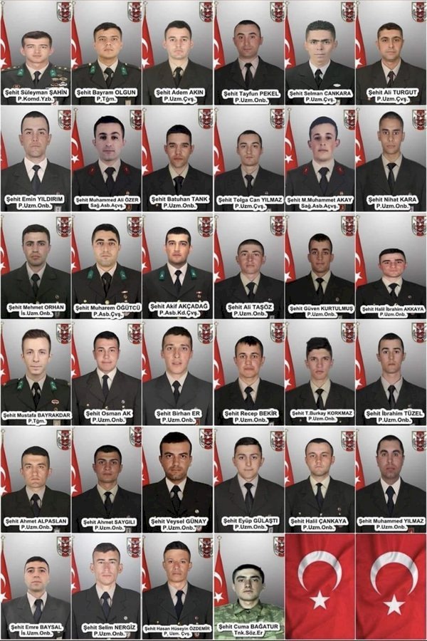 Hain saldırının 3. yılı: Rusya, 36 Türk askerini şehit etmişti