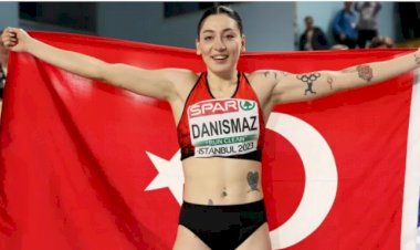 Tuğba Danışmaz, üç adım atlamada Avrupa şampiyonu oldu