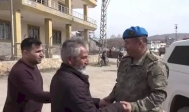 TSK’dan depremzede şehit ailesine ziyaret
