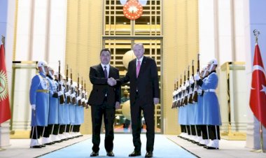 Erdoğan, Aliyev, Mirziyoyev ve Caparov'la Beştepe'de görüştü