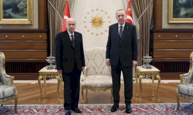 Erdoğan, Bahçeli ile bir araya geldi