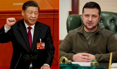 Putin'le görüşen Jinping'i Kiev'e davet etti