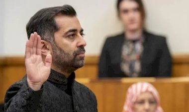 İskoçya'nın ilk Müslüman başbakanı Hamza Yusuf yemin ederek göreve başladı