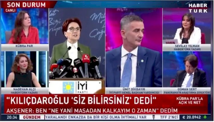 Akşener 'Masaya geri dönerim' diyerek duyurdu