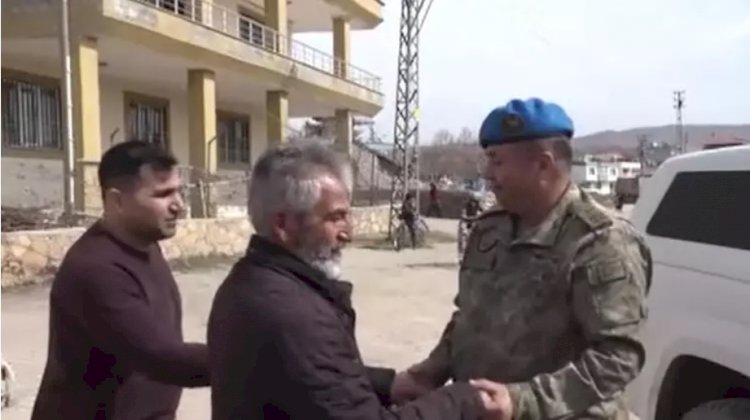 TSK’dan depremzede şehit ailesine ziyaret