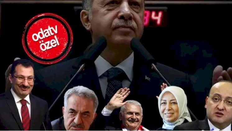 AKP’de üç dönem kuralına takılan 76 milletvekili yer alıyor.
