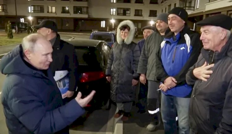 Rusya Devlet Başkanı Putin’den, Mariupol kentine pazar günü sürpriz ziyaret