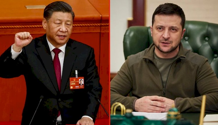 Putin'le görüşen Jinping'i Kiev'e davet etti