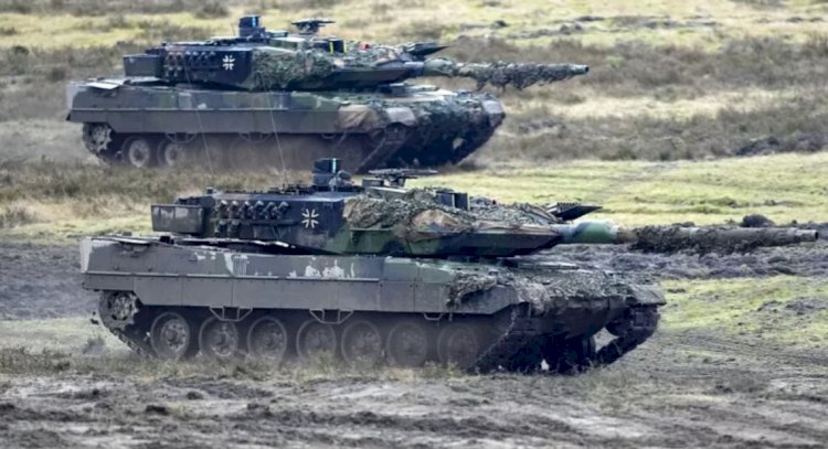 Leopard 2 tanklarından 21'inin Ukrayna'ya teslim edildiği ileri sürüldü