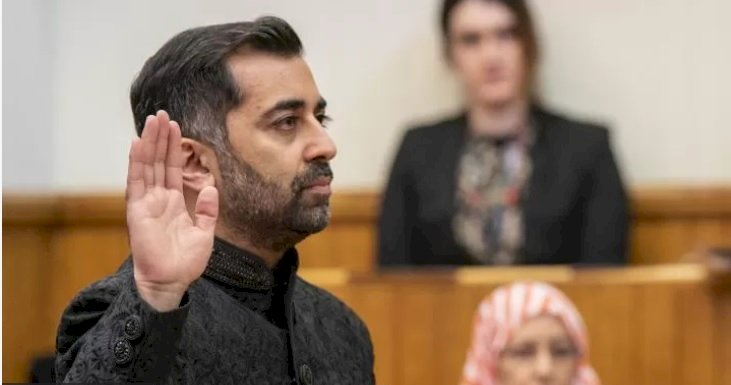 İskoçya'nın ilk Müslüman başbakanı Hamza Yusuf yemin ederek göreve başladı