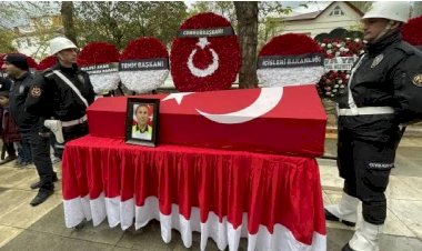 Şehit polis Musa Keskin Elazığ'da toprağa verildi