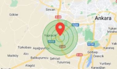 Ankara'da korkutan deprem | Son depremler