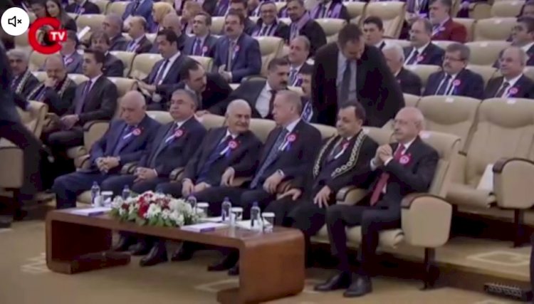 Erdoğan, AYM Töreni'nde Kılıçdaroğlu'nun elini sıkmadı