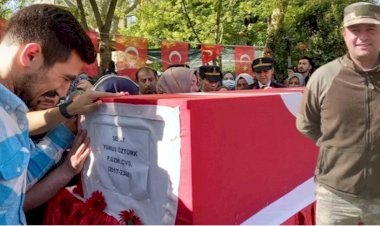 Şehit Uzman Çavuş Yunus Öztürk son yolculuğuna uğurlandı