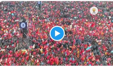 AK Parti'nin İstanbul mitingi: Erdoğan 14 Mayıs için destek istedi