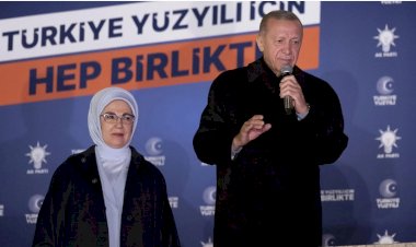 Erdoğan: Kesin olmamakla birlikte açık ara öndeyiz