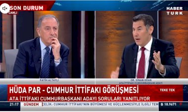 Fatih Altaylı'dan Sinan Oğan'a 'HÜDA PAR' göndermesi