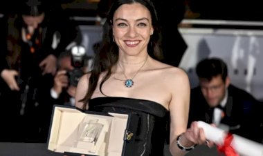 Oyuncu Merve Dizdar, 76. Cannes Film Festivali'nde 'En İyi Kadın Oyuncu' ödülünü kazandı
