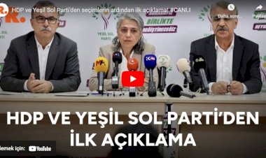 HDP ve Yeşil Sol Parti: Demokratik siyaseti büyüteceğiz