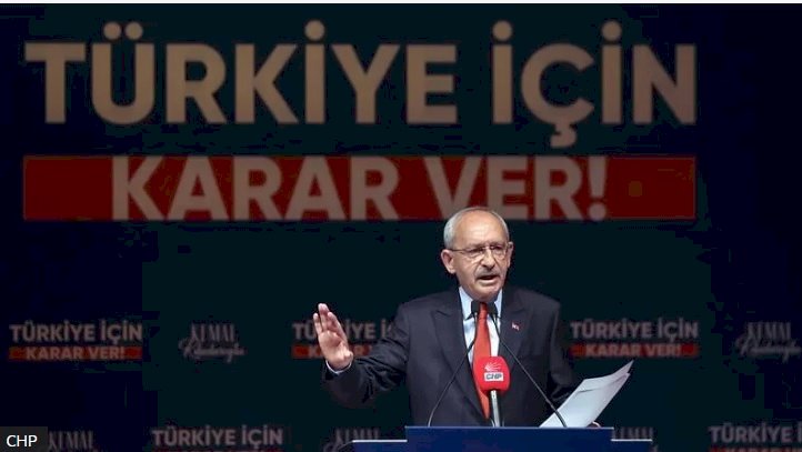 Kılıçdaroğlu, 'Türkiye İçin Karar Ver' sloganıyla ikinci tur kampanyasını başlattı: 'Vatanını seven sandığa gelsin'