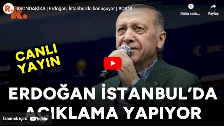 Erdoğan'dan ilk açıklama: Bugün kazanan sadece Türkiye'dir