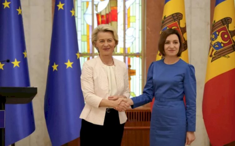 Avrupa Komisyonu Başkanı Leyen: Moldova'nın AB üyelik başvurusunda 'büyük ilerleme' kaydedildi