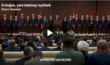 Yeni kabine belli oldu… İşte yeni bakanlar