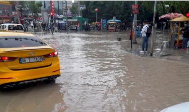Ankara'da sağanak yine su baskınlarına yol açtı