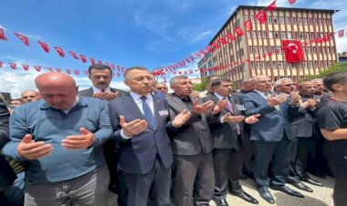 MKE patlamasında hayatını kaybeden 3 şehit son yolculuğuna uğurlandı