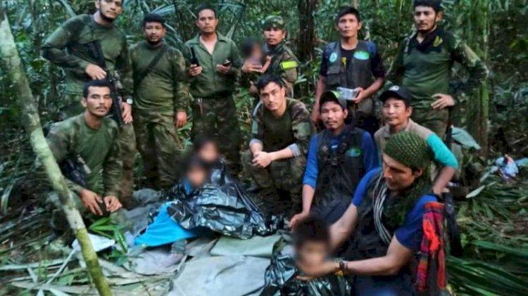 40 gün önce düşen uçaktan kurtulan 4 çocuk ormanda bulundu; meyve yiyerek hayatta kalmışlar