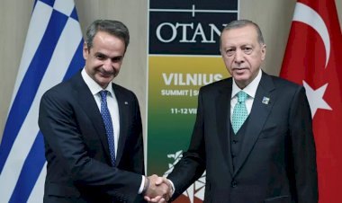 Erdoğan, Yunanistan Başbakanı Miçotakis ile bir araya geldi