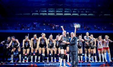 A Milli Kadın Voleybol Takımı, Milletler Ligi'nde şampiyon oldu