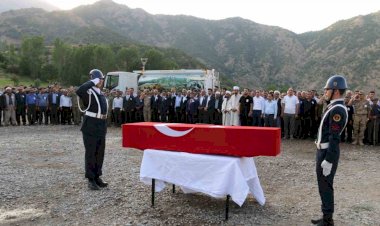 Şehit güvenlik korucusu Hasan Çiftçi son yolculuğuna uğurlandı