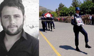 Şırnak’ta şehit olan güvenlik korucusu, son yolculuğuna uğurlandı