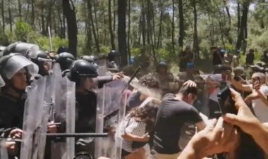 Akbelen'de beşinci gün: Kılıçdaroğlu'yla kesim alanına girmek isteyenlere biber gazı ve copla müdahale edildi