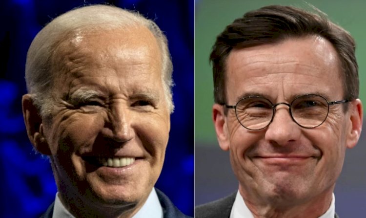 ABD Başkanı Biden bu hafta İsveç Başbakanı Kristersson'u Beyaz Saray’da ağırlayacak