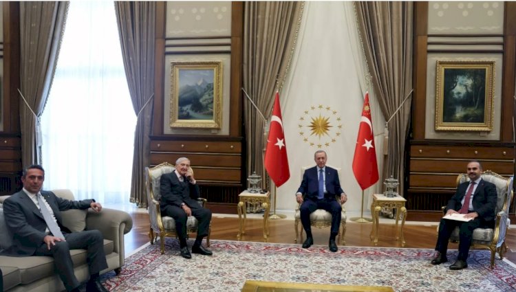 Erdoğan, Rahmi Koç ve Ali Koç ile görüştü
