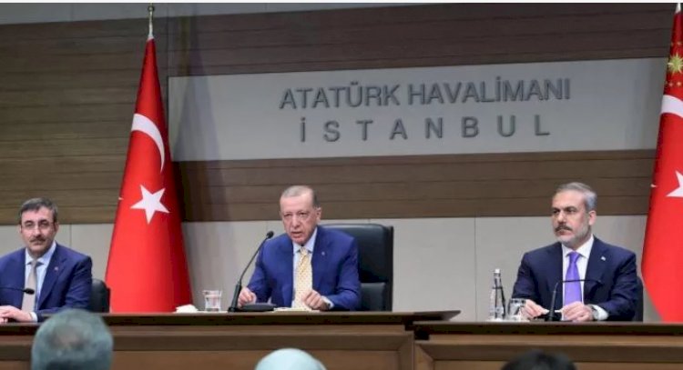 Erdoğan, NATO zirvesi öncesi konuştu: Türkiye'nin AB'de önünü açın, biz de İsveç'in önünü açalım