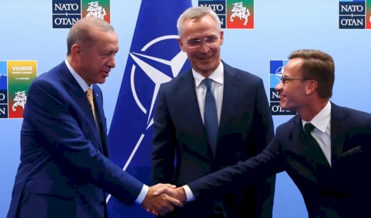Kritik NATO Zirvesi hızlı başladı: Erdoğan, Stoltenberg ve Kristersson biraraya geldi