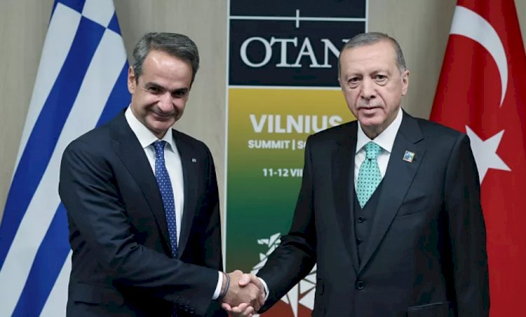 Erdoğan, Yunanistan Başbakanı Miçotakis ile bir araya geldi