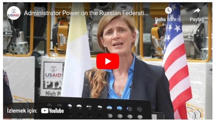 Administrator Samantha Power Speaks to Press at the State Emergency Service of Ukraine Headquarters