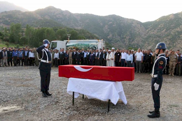 Şehit güvenlik korucusu Hasan Çiftçi son yolculuğuna uğurlandı