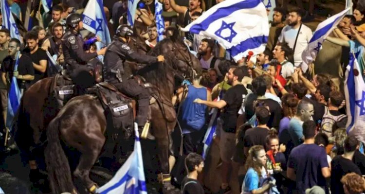 İsrail'de yargı düzenlemesi: Protestolar sürüyor, sendikalar genel grev, yedek askerler de boykot tehdidinde bulundu