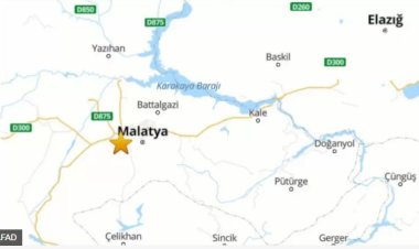 Malatya'da büyüklüğü 4'ün üzerinde art arda depremler meydana geldi